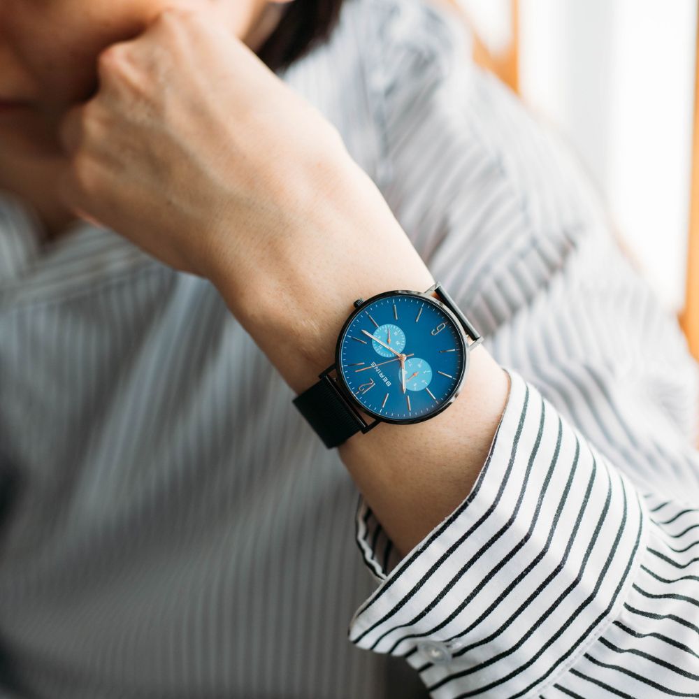 BERING Mens Unisex Changes Ocean Forest Blue 14240-427 ベーリング 腕時計 メンズ 日本限定