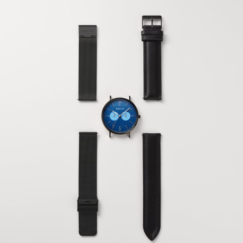 BERING Mens Unisex Changes Ocean Forest Blue 14240-427 ベーリング 腕時計 メンズ 日本限定