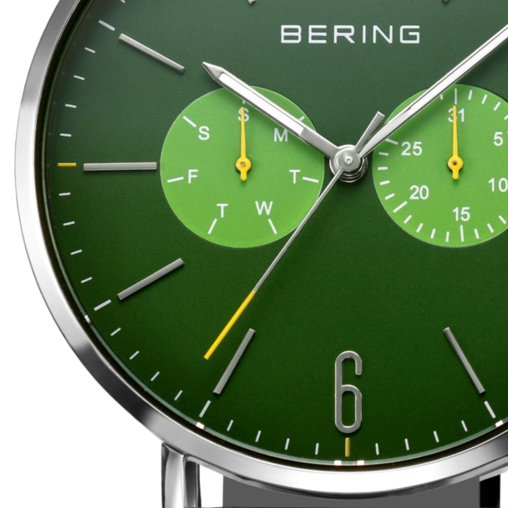 BERING Mens Unisex Changes Ocean Forest Green 14240-509 ベーリング 腕時計 メンズ 日本限定
