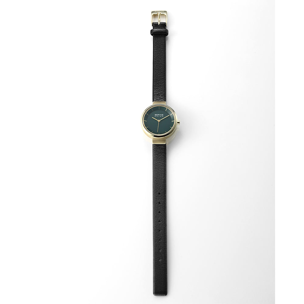 BERING Ladies Scandinavian Solar Deep green 14627-439 ベーリング 腕時計