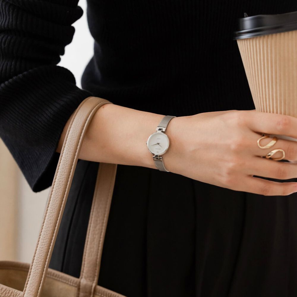 BERING Ladies Watch Classic Diamond Silver 17724-000 ベーリング 腕時計 レディース