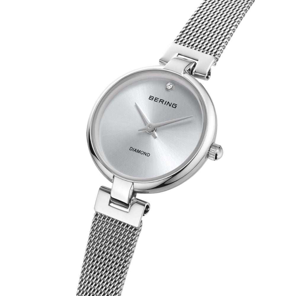 BERING Ladies Watch Classic Diamond Silver 17724-000 ベーリング 腕時計 レディース