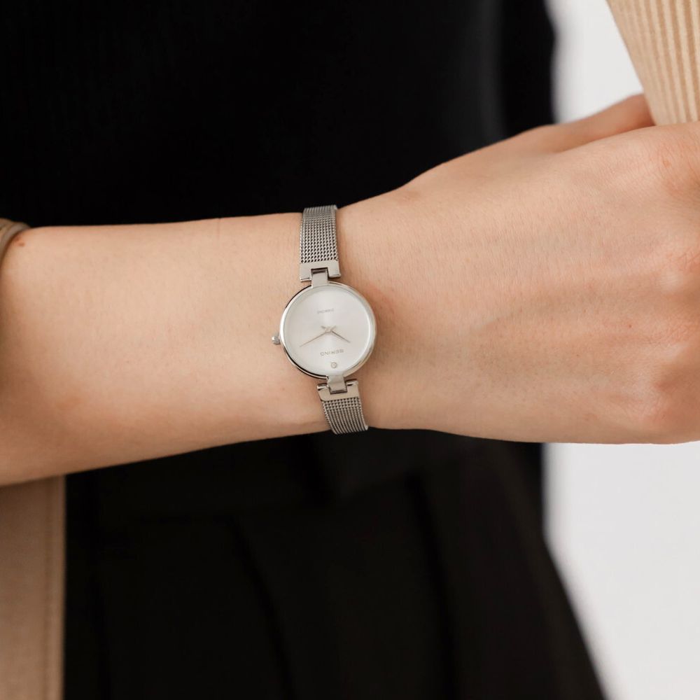 BERING Ladies Watch Classic Diamond Silver 17724-000 ベーリング 腕時計 レディース