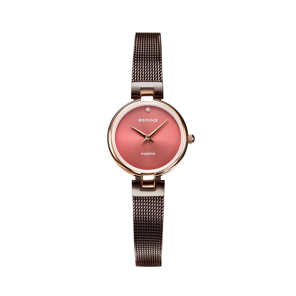 BERING Ladies Watch Classic Diamond Cherry Blossom Japan Limited 17724-069 ベーリング 腕時計 日本限定