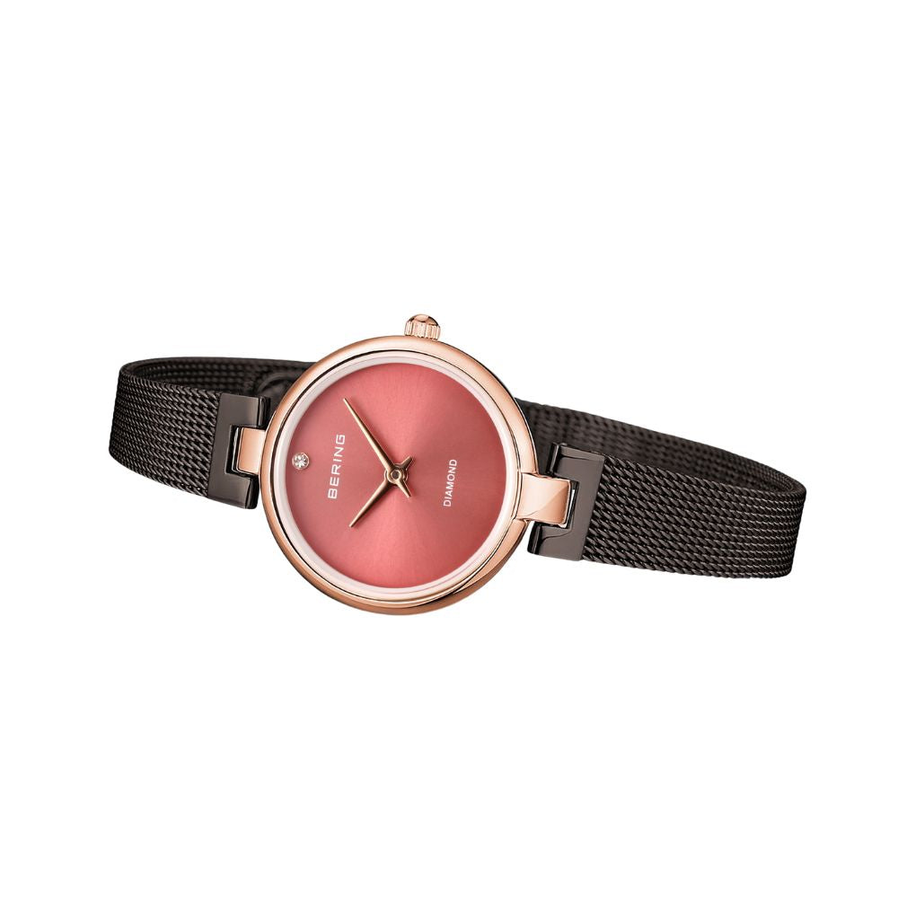 BERING Ladies Watch Classic Diamond Cherry Blossom Japan Limited 17724-069 ベーリング 腕時計 日本限定