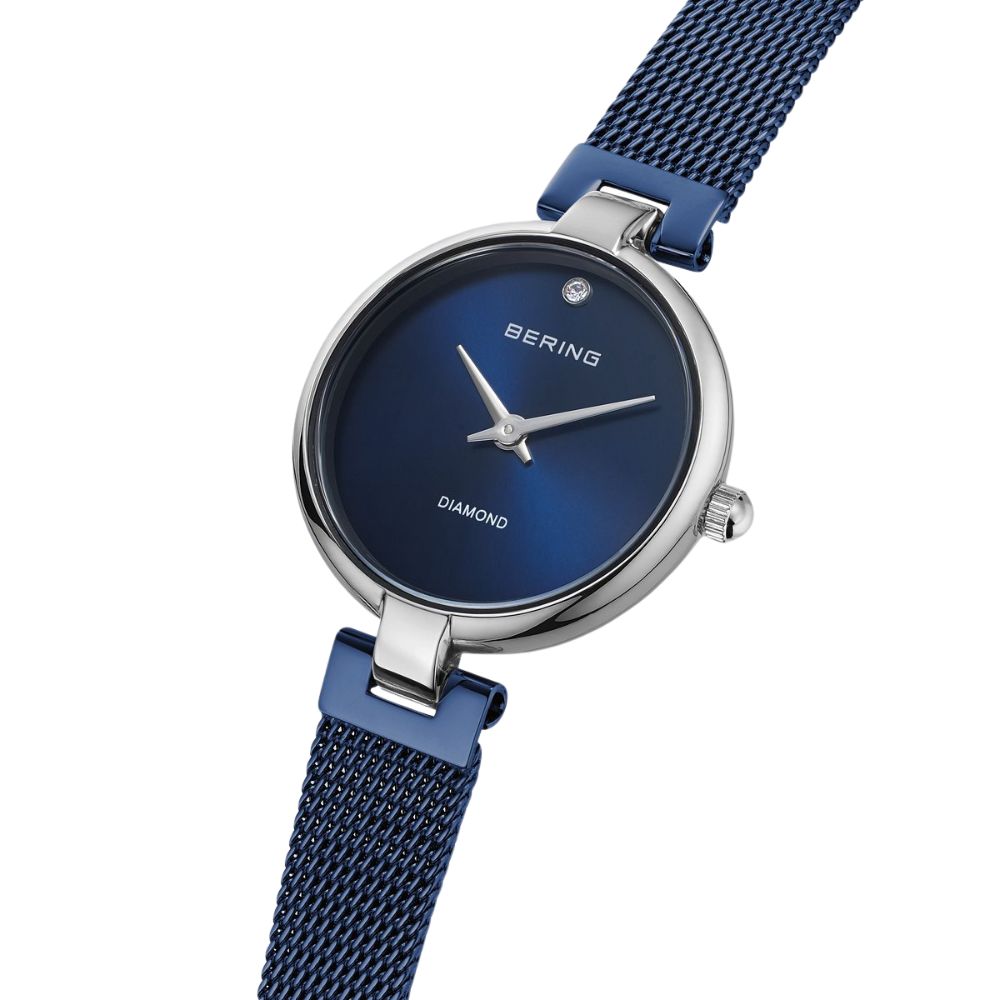 BERING Ladies Watch Classic Diamond Blue 17724-307 ベーリング 腕時計 レディース