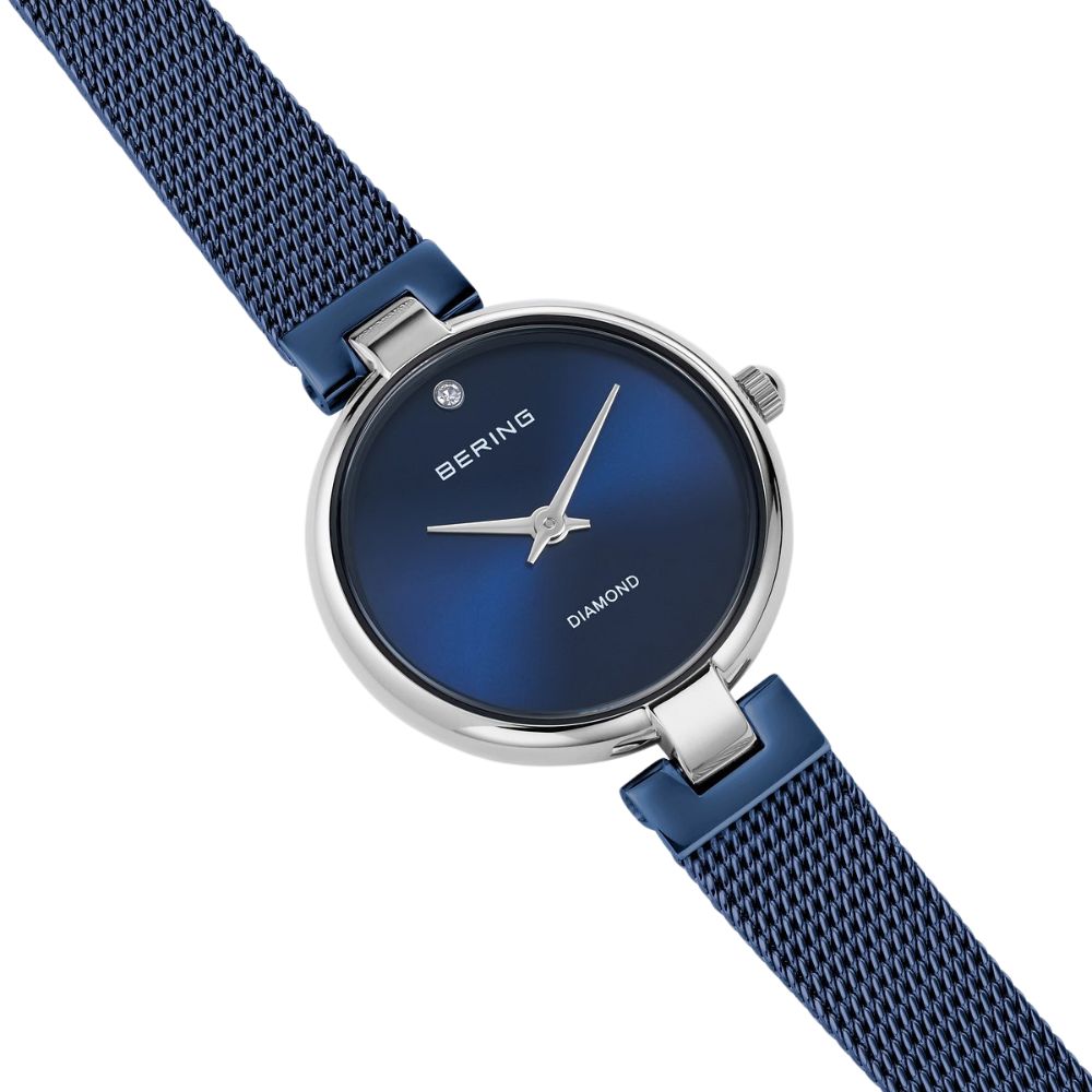 BERING Ladies Watch Classic Diamond Blue 17724-307 ベーリング 腕時計 レディース