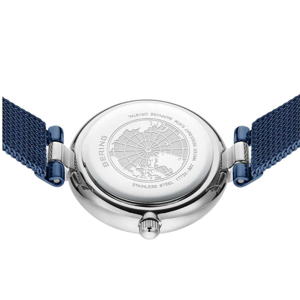 BERING Ladies Watch Classic Diamond Blue 17724-307 ベーリング 腕時計 レディース