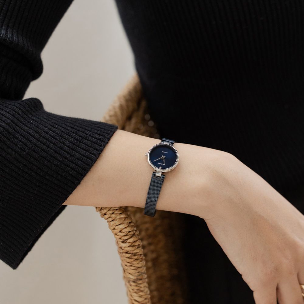 BERING Ladies Watch Classic Diamond Blue 17724-307 ベーリング 腕時計 レディース