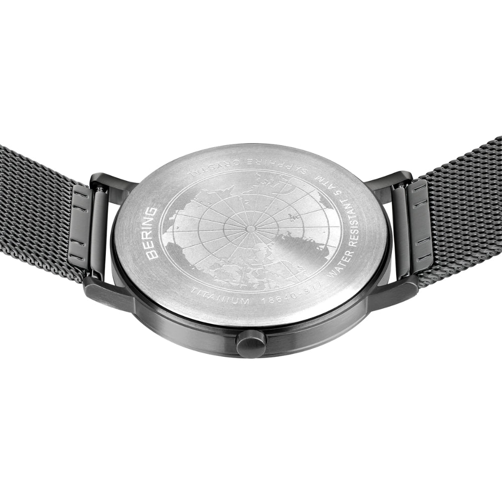 BERING Air Titanium Collection 2026 in Autumn 18640-377 ベーリング 腕時計 メンズ