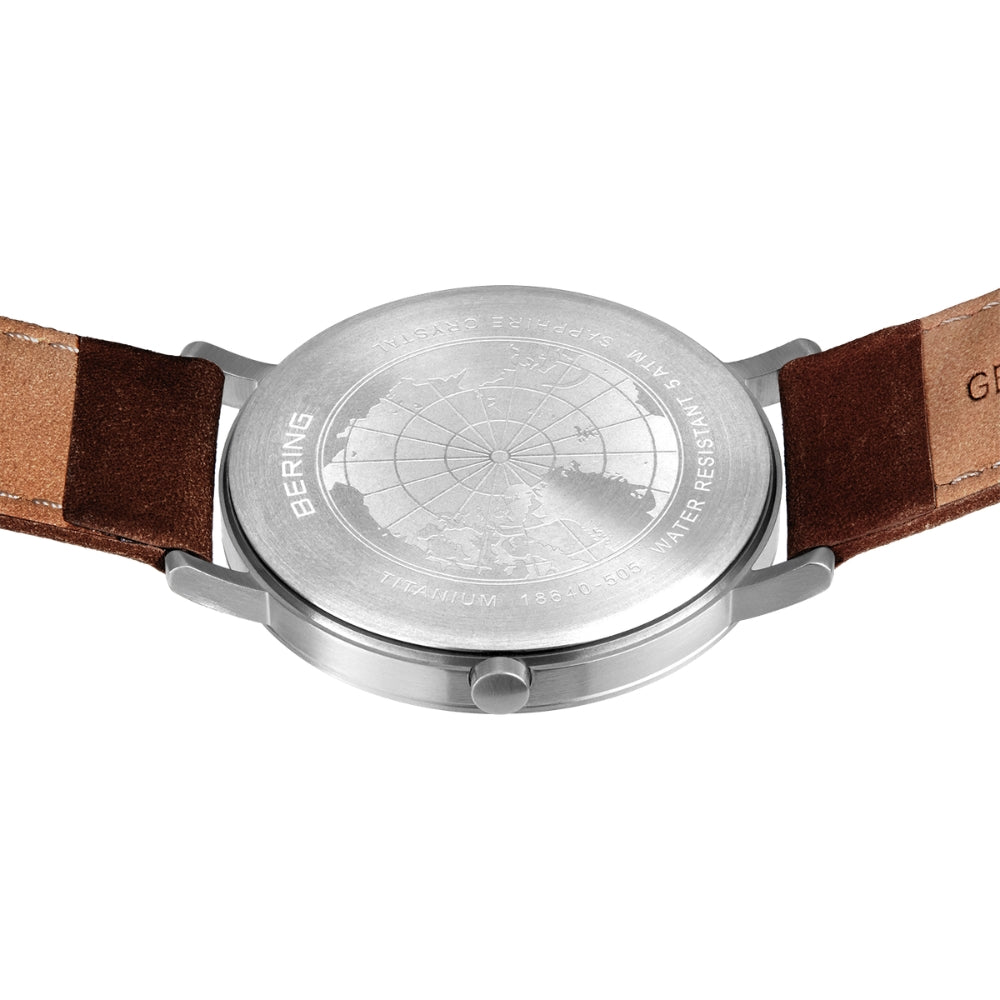 BERING Air Titanium Collection 2026 in Autumn 18640-505 ベーリング 腕時計 メンズ