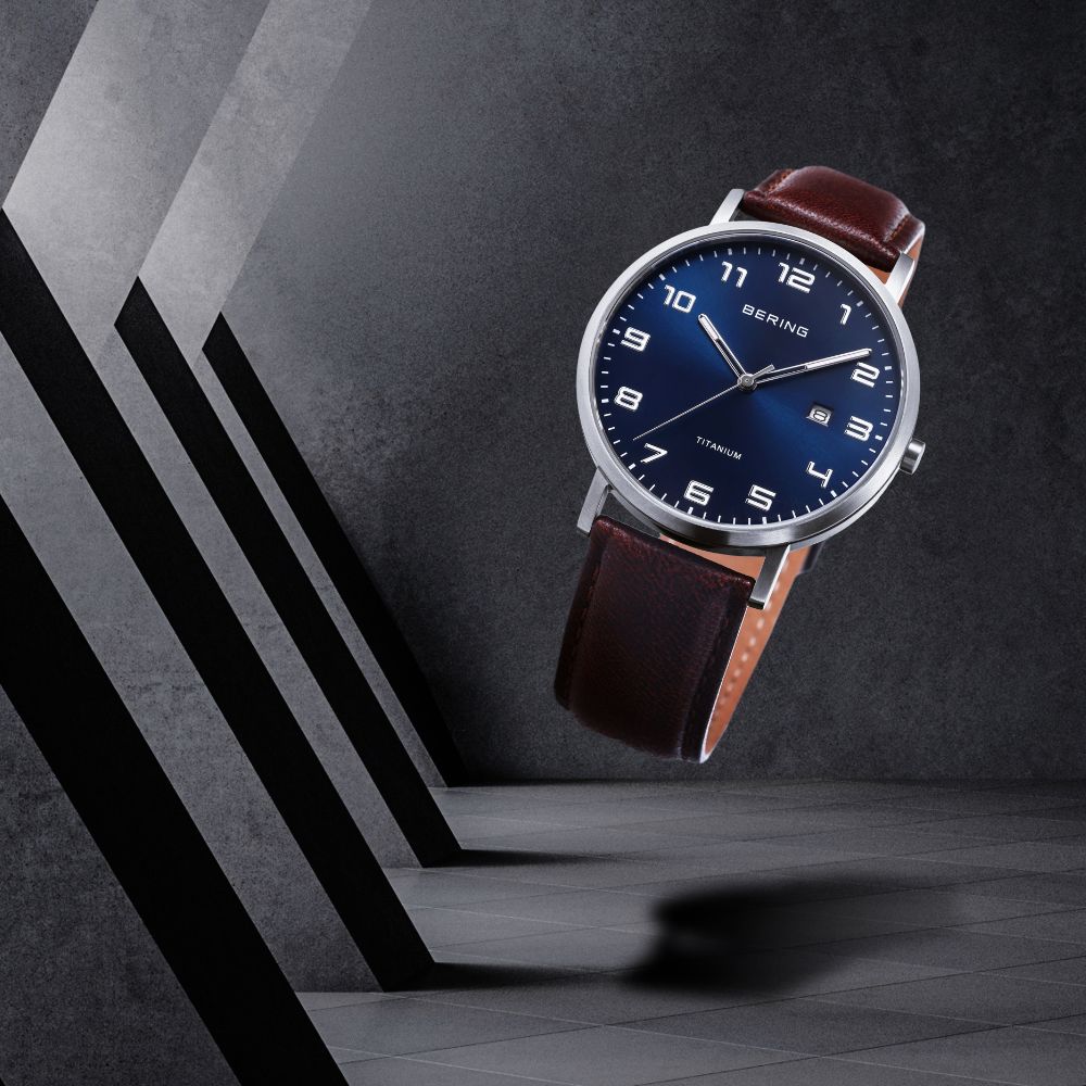 BERING Air Titanium Collection 2026 in Autumn 18640-505 ベーリング 腕時計 メンズ