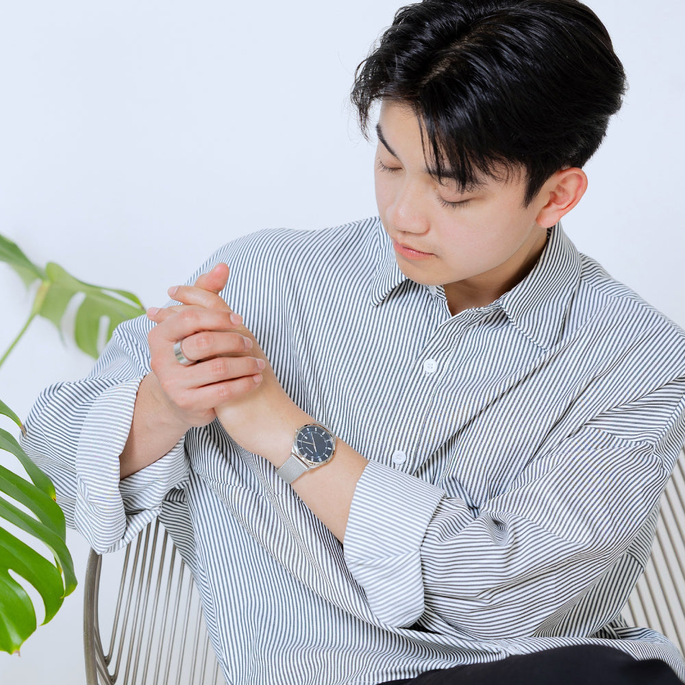 BERING Mens Unisex Ultra Sim 18738-007 ベーリング 腕時計 メンズ