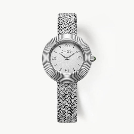 Ven & Qu VOLANTE Mesh 1930A Atelier-Silver BenQ Watch for Women