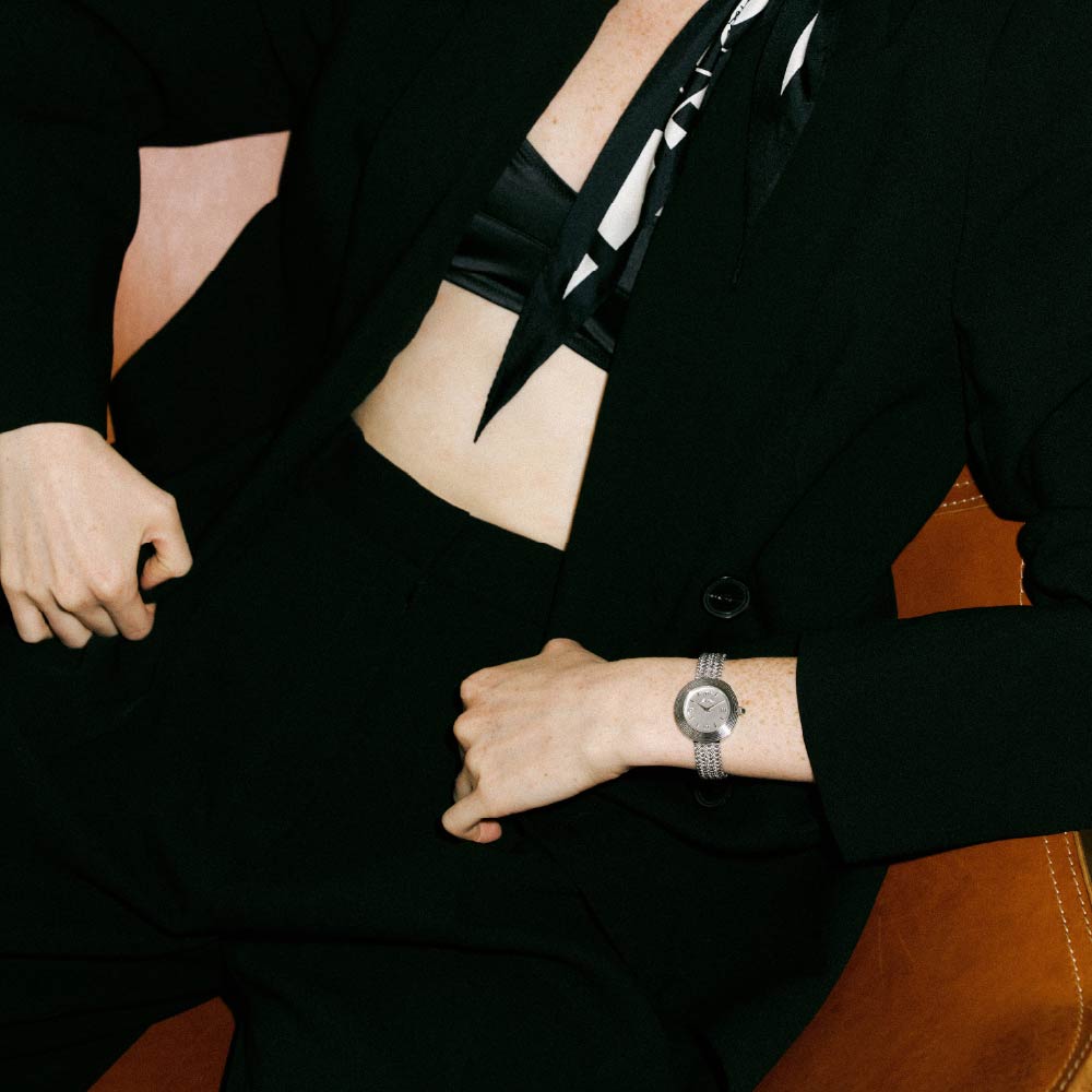 Ven & Qu VOLANTE Mesh 1930A Atelier-Silver ベンキュー 腕時計 レディース