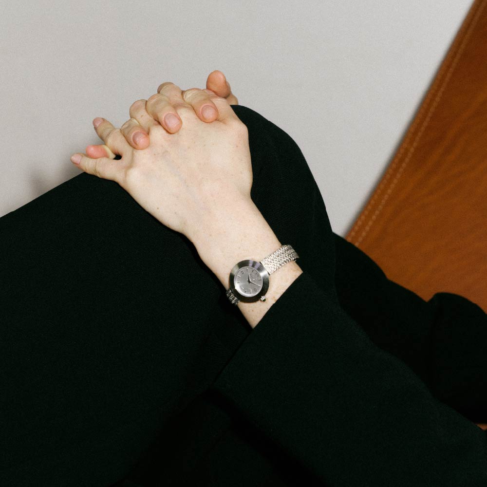 Ven & Qu VOLANTE Mesh 1930A Atelier-Silver ベンキュー 腕時計 レディース