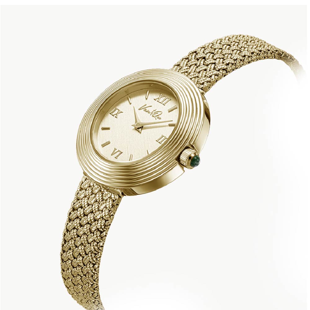 Ven & Qu VOLANTE Mesh 1930B Atelier-Gold ベンキュー 腕時計 レディース