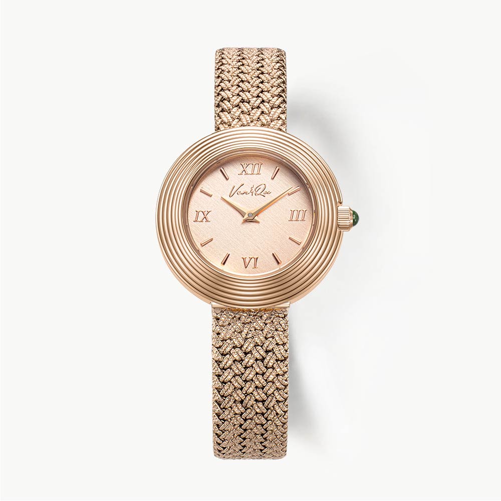 Ven & Qu VOLANTE Mesh 1930C Atelier-Rosegold ベンキュー 腕時計 レディース