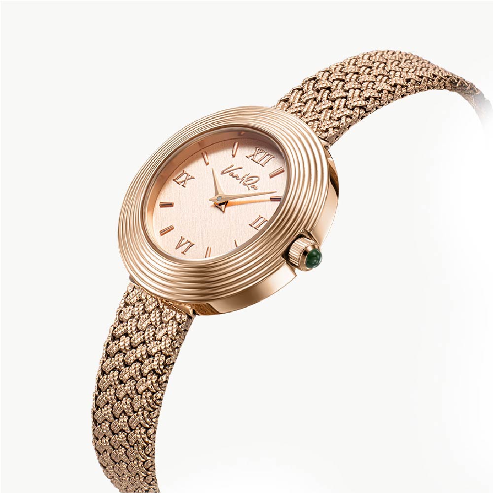 Ven & Qu VOLANTE Mesh 1930C Atelier-Rosegold ベンキュー 腕時計 レディース