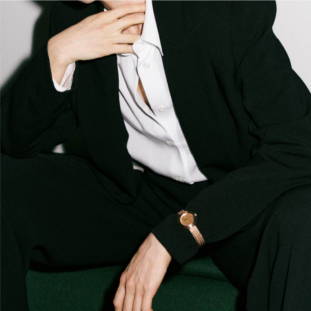 Ven & Qu VOLANTE Mesh 1930C Atelier-Rosegold ベンキュー 腕時計 レディース