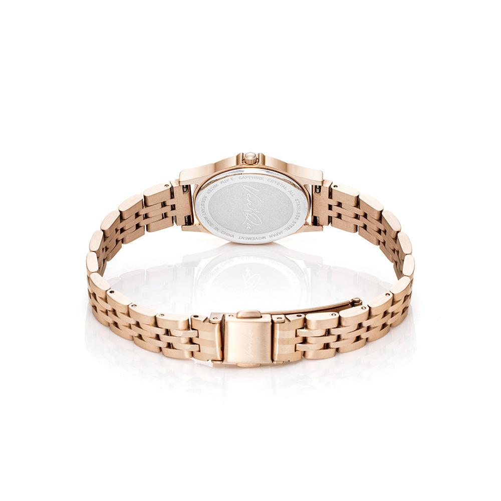 Ven & Qu GEM Metal 1950C Rosegold/Emerald ベンキュー 腕時計 レディース