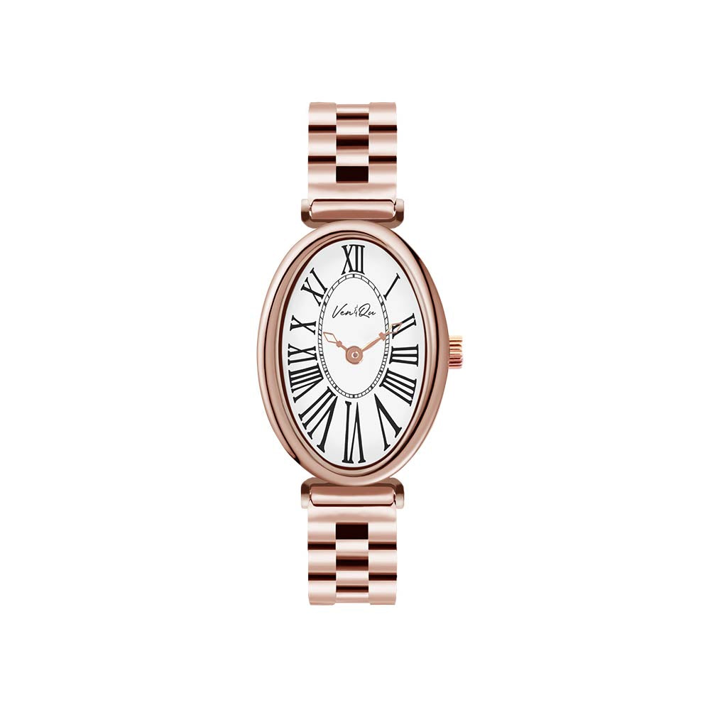 Ven & Qu DOME Metal 1960D Rosegold/White ベンキュー 腕時計 レディース