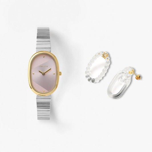 BREDA JANE 1741h-hh HARIOコラボ アクセサリー付（イヤリングかピアスを選べます） ブレダ 腕時計 レディース