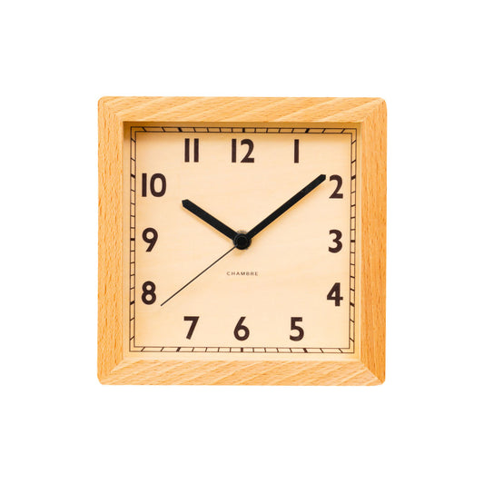 CHAMBRE REVERSIBLE CLOCK NATURAL ARABIC CH-055BCA シャンブル 壁掛け時計