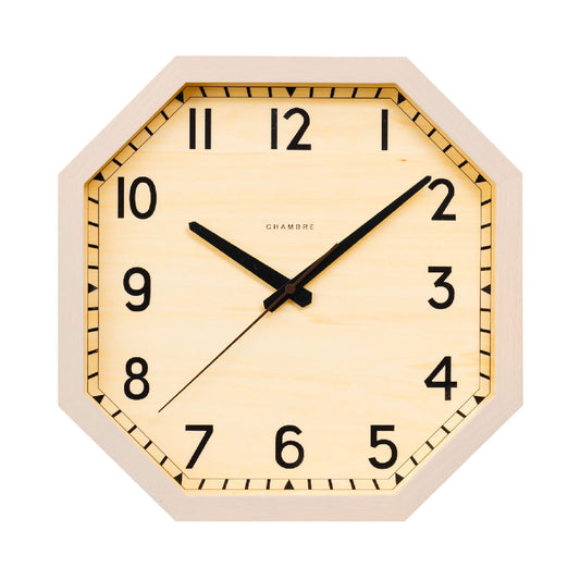 CHAMBRE OCTAGON CLOCK GRAY CH-054GY シャンブル 壁掛け時計