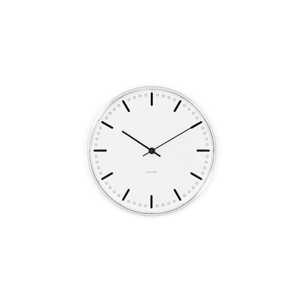 ARNE JACOBSEN Wall Clock CityHall 210mm 43631