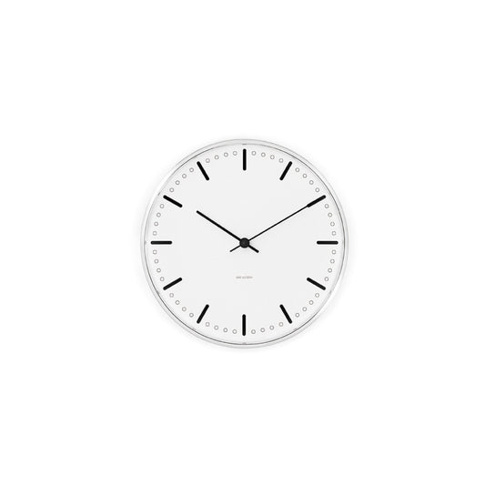 ARNE JACOBSEN Wall Clock CityHall 210mm 43631