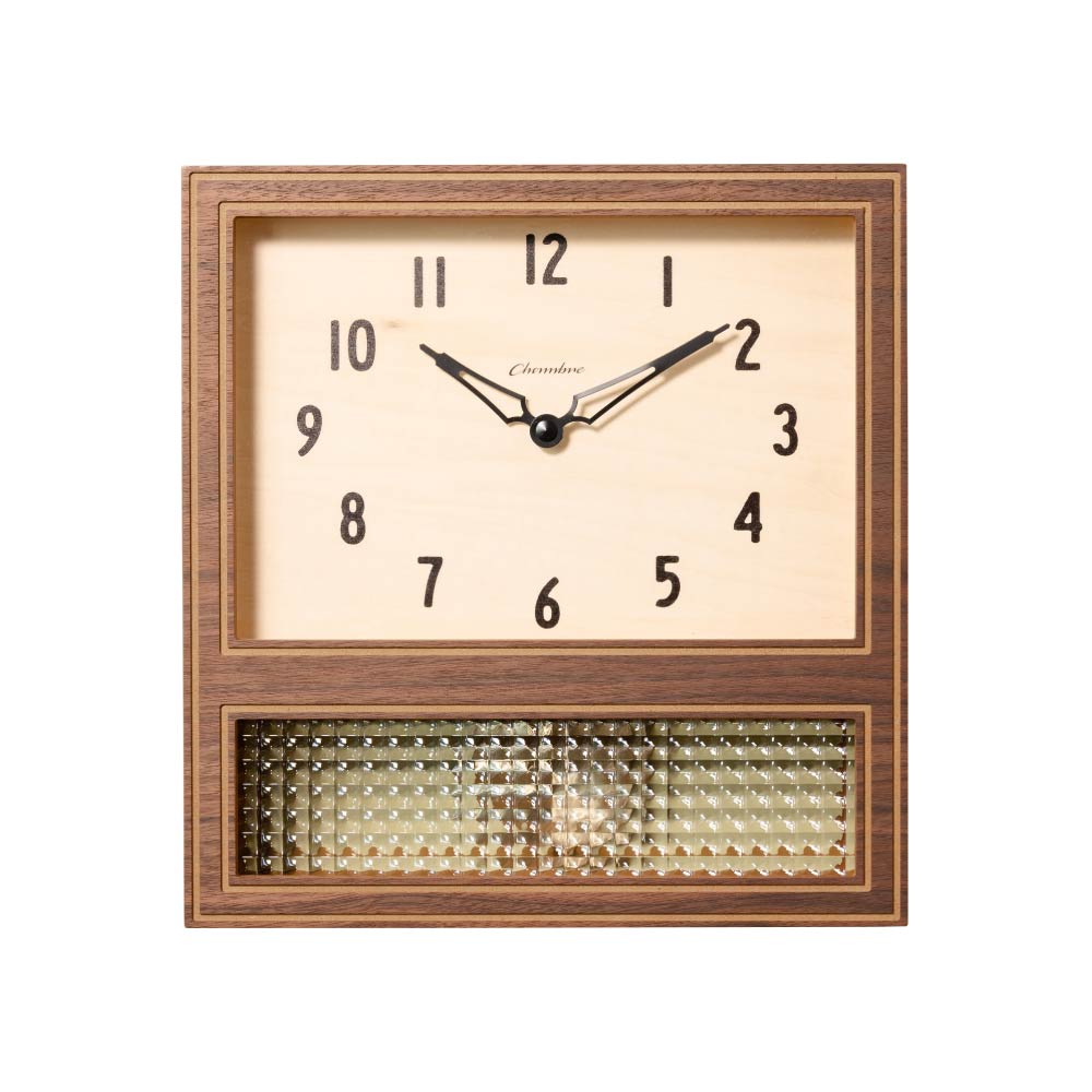 CHAMBRE COURT PENDULUM CLOCK WALNUT CH-057WN シャンブル 壁掛け時計