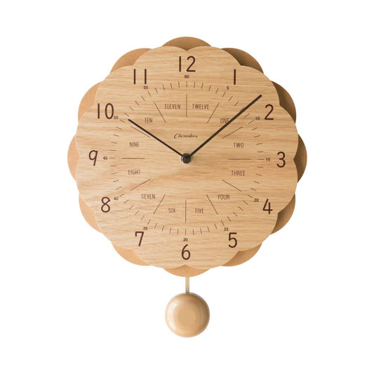 CHAMBRE SUN CLOCK OAK CH-062OA シャンブル 壁掛け時計