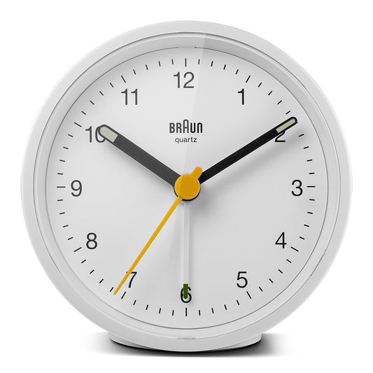 BRAUN Classic Analog Alarm Clock BC12W ブラウン 置き時計