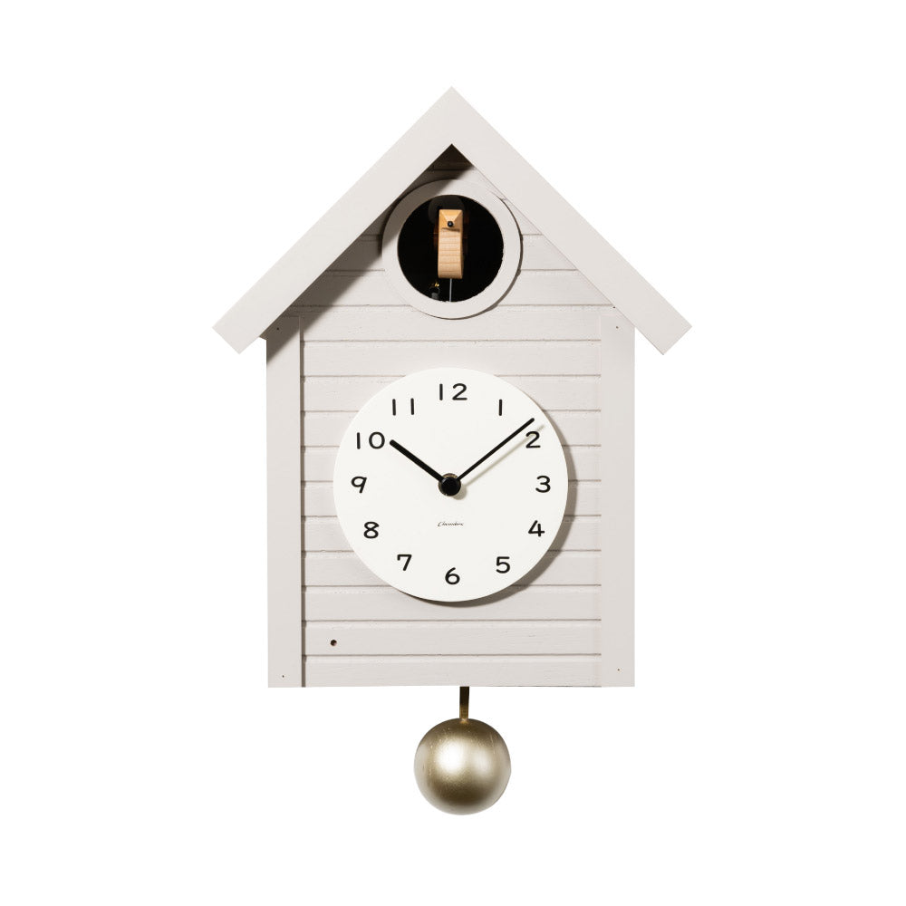 CHAMBRE Cuckoo CLOCK WARM GRAY CH-059GY シャンブル 壁掛け時計