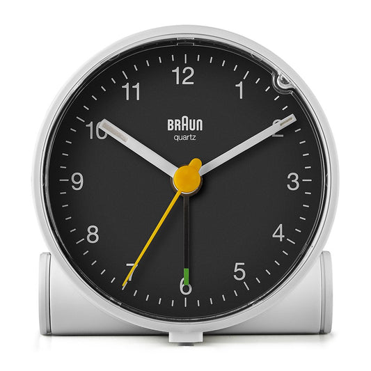 ＜GW SALE＞BRAUN Classic Analog Alarm Clock BC01WB ブラウン 置き時計