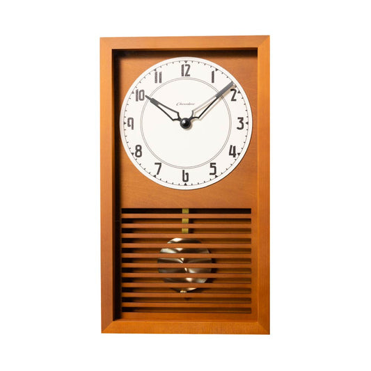 CHAMBRE LATTICE PENDULUM CLOCK CAFE BROWN CH-058CB シャンブル 壁掛け時計