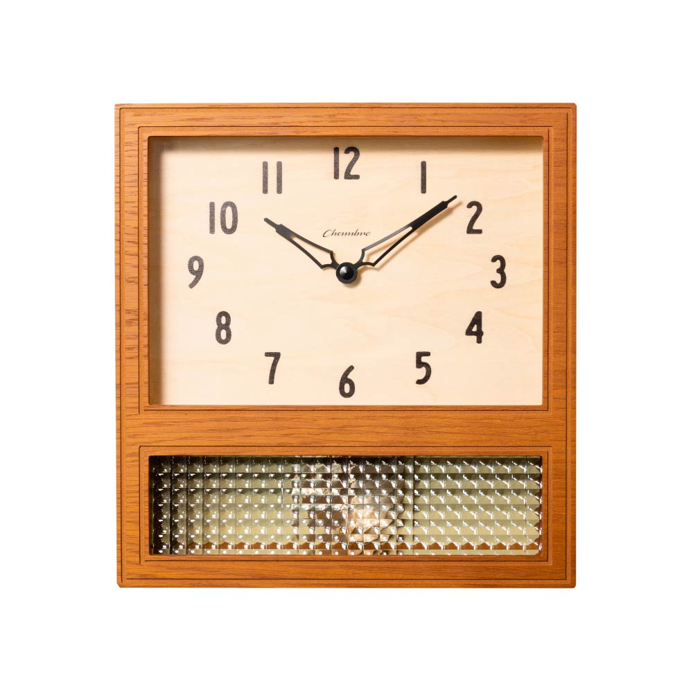 COURT PENDULUM CLOCK CAFE BROWN CH-057CB シャンブル 壁掛け時計