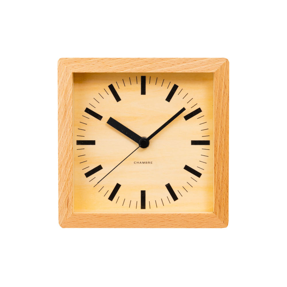 CHAMBRE REVERSIBLE CLOCK NATURAL BAR CH-055BCB シャンブル 壁掛け時計