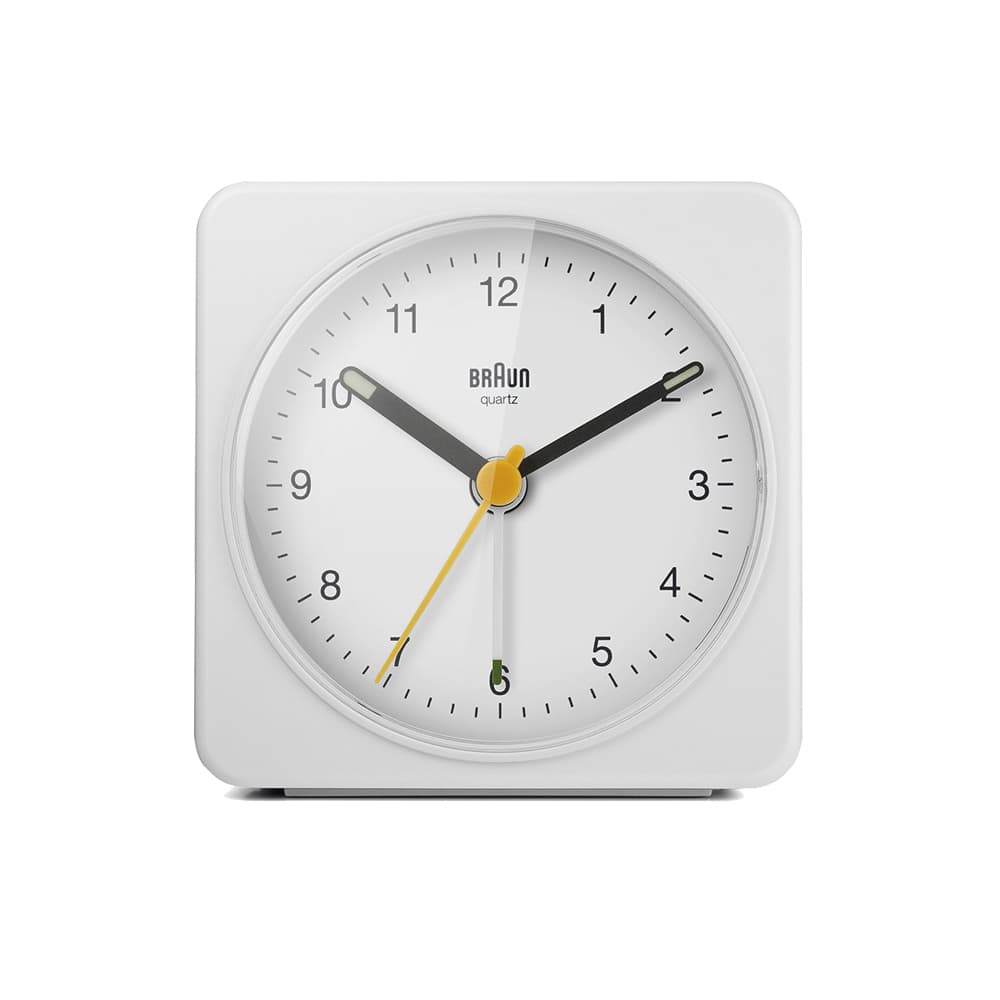 BRAUN Analog Alarm Clock BC03W ブラウン 置き時計