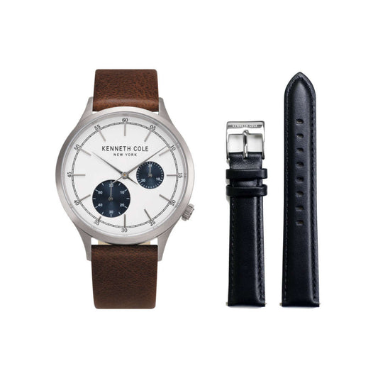 ＜GW SALE＞KENNETH COLE Urban Style Multi Function KC51151001 2-Belt Set