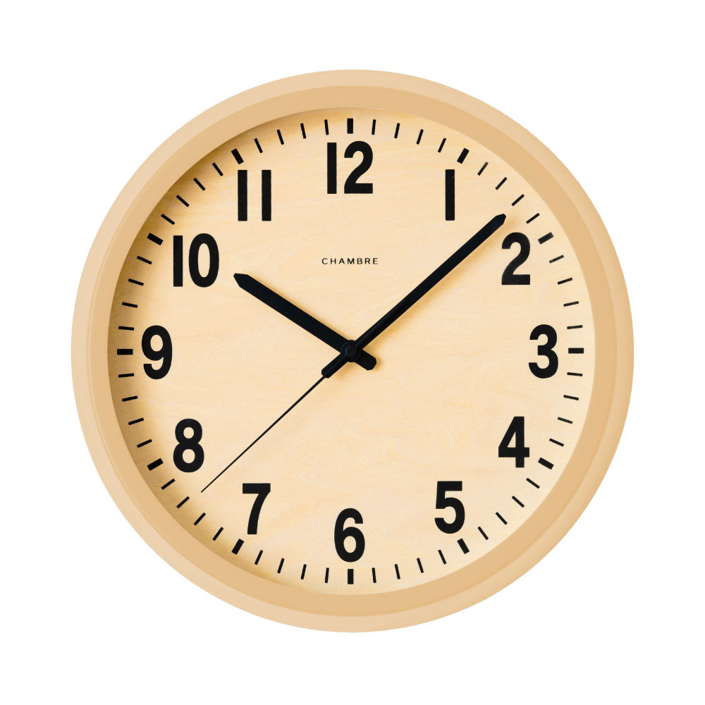 CHAMBRE PUBLIC CLOCK NATURAL CH-027BCR 電波時計