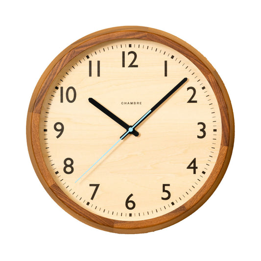 CHAMBRE DROP CLOCK WALNUT CH-039WN 電波時計 シャンブル 壁掛け時計