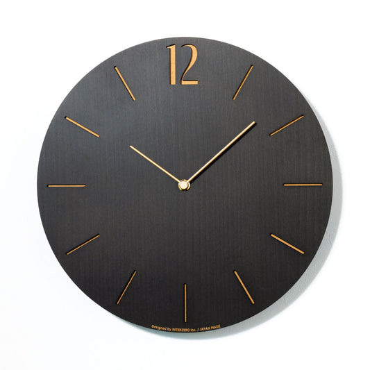 CHAMBRE PROUD CLOCK BLACK CH-065BK 電波時計 シャンブル 壁掛け時計