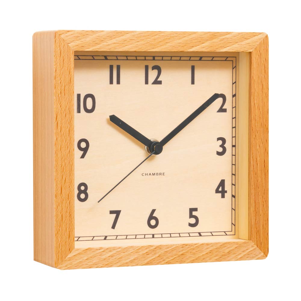 CHAMBRE REVERSIBLE CLOCK NATURAL ARABIC CH-055BCA シャンブル 壁掛け時計