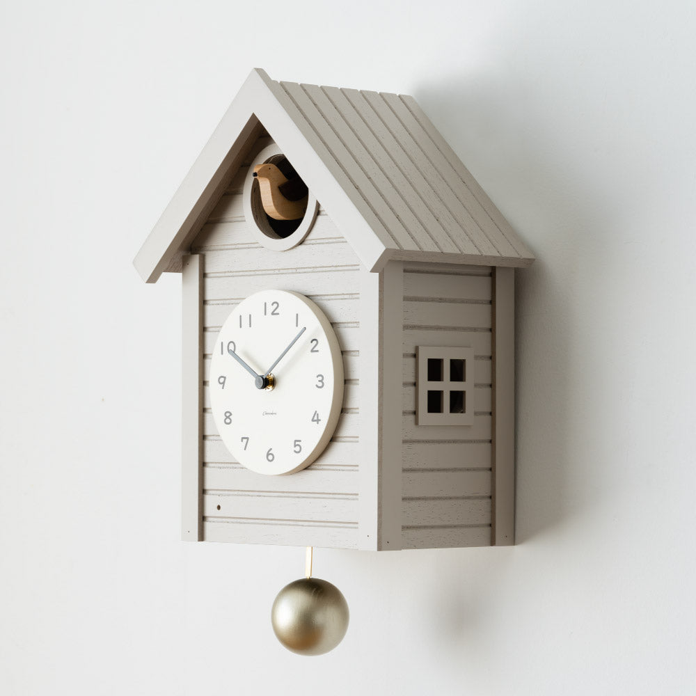 CHAMBRE Cuckoo CLOCK WARM GRAY CH-059GY シャンブル 壁掛け時計