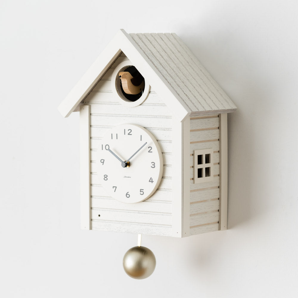 CHAMBRE Cuckoo CLOCK WHITE CH-059WH