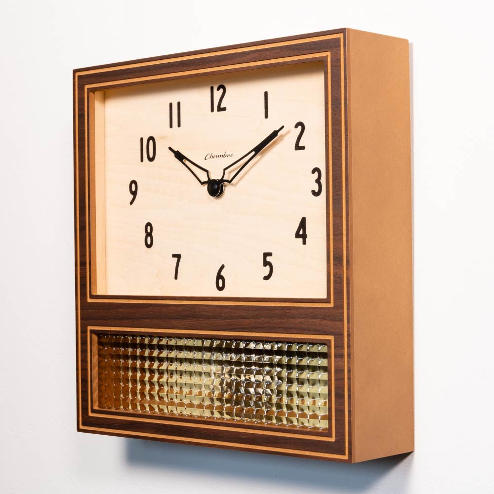 CHAMBRE COURT PENDULUM CLOCK WALNUT CH-057WN シャンブル 壁掛け時計 ※入荷次第お届け予定