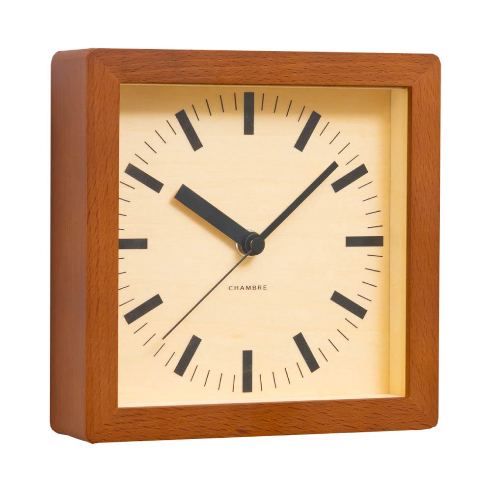 CHAMBRE REVERSIBLE CLOCK BROWN BAR CH-055BRB
