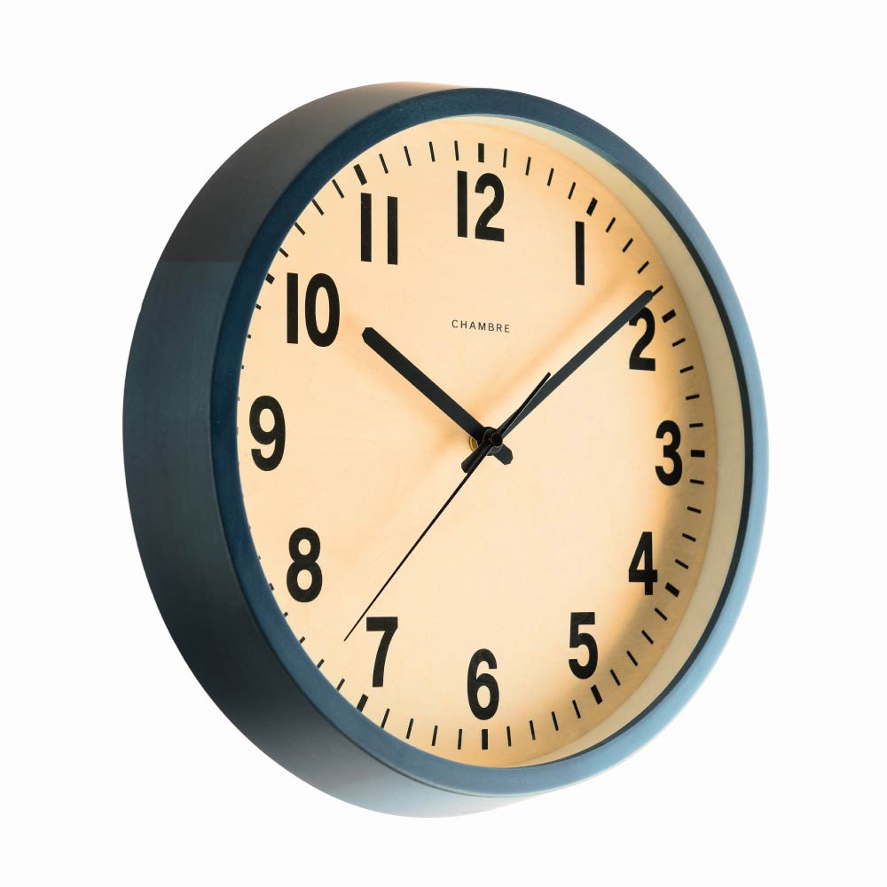 CHAMBRE PUBLIC CLOCK NAVY CH-027NVR 電波時計 シャンブル 壁掛け時計